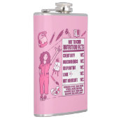 Ein Dankeschön an Kunstlehrer - Perfektes Geschenk Flachmann (Rechts)