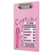 Ein Dankeschön an Kunstlehrer - Perfektes Geschenk Klemmbrett (Links)