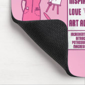 Ein Dankeschön an Kunstlehrer - Perfektes Geschenk Mousepad (Ecke)