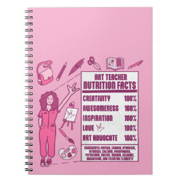 Ein Dankeschön an Kunstlehrer - Perfektes Geschenk Notizblock