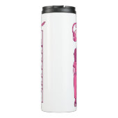 Ein Dankeschön an Kunstlehrer - Perfektes Geschenk Thermosbecher (Rückseite)