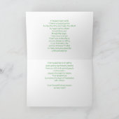 Ein Dankeschön Dankeskarte (Innenseite)