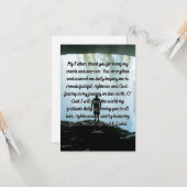 Ein Dankeschön für die Flachgrüßkarte Karte (Vorderseite/Rückseite Beispiel)