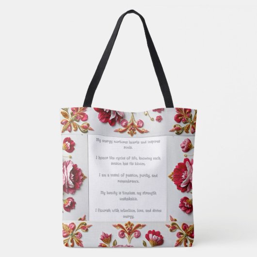 Ein Dankeschön für jede Brautjungfrau Tasche (Rückseite)