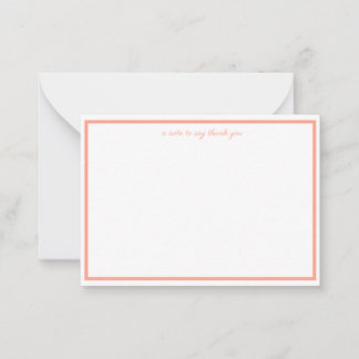 ein Dankeschön Mitteilungskarte