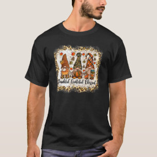 Ein dankvoller Mama Erntedank Messy Bun gebleicht T-Shirt