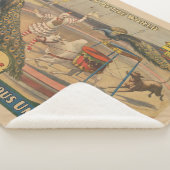 Ein Darstellender Zebu und Pfau mit Clowntrainer Sherpadecke (3/4)