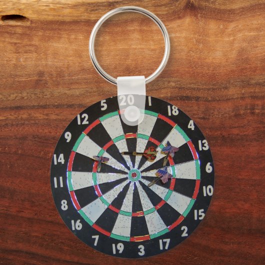 EIN DARTBOARD SCHLÜSSELANHÄNGER!!!! SCHLÜSSELANHÄNGER (Vorderseite)