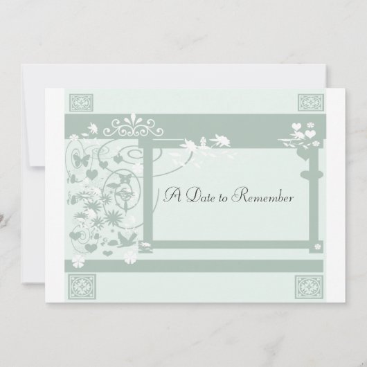 Ein Datum zur Erinnerung Save The Date (Rückseite)