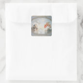 Ein Deckendesign, das die Apotheose der Quadratischer Aufkleber (Tasche)