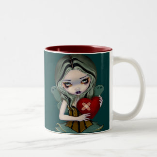 "Ein defektes Herz-ausbessernd" Tasse