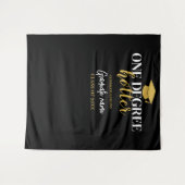 Ein Degree Hotter - Schwarzer Abschluss Hintergrun Wandteppich (Vorderseite (Horizontal))