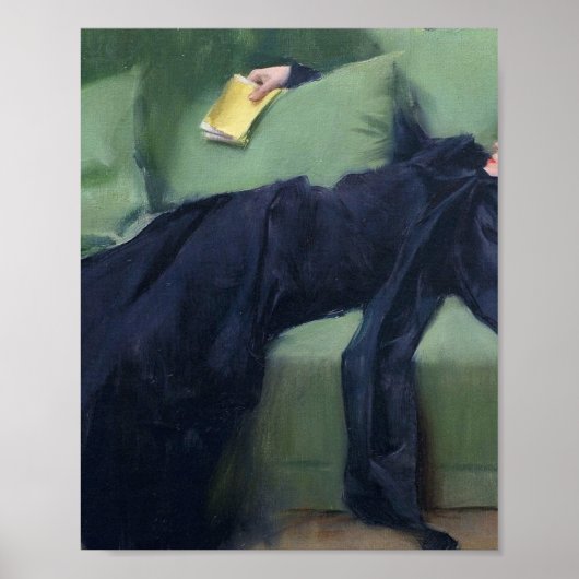 Ein dekadentes Mädchen - Ramon Casas Poster (Vorne)