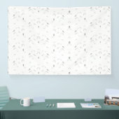 Ein dekoratives Muster mit weißem und grauem Leck Banner (Messe)