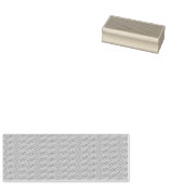 Ein dekoratives Paisley-Design mit lebhaftem Rot u Gummistempel (Stempel)