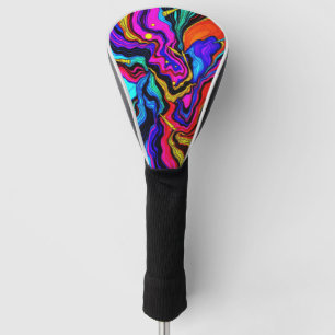 Ein dekoriertes Golfschlägercover Golf Headcover