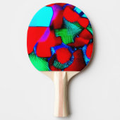 Ein dekoriertes Ping-Pong-Schläger Tischtennis Schläger (Vorderseite)