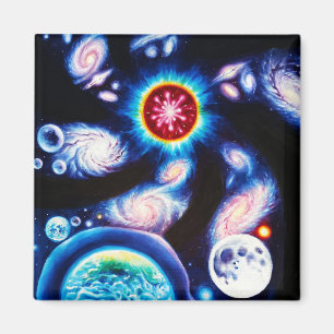 Ein Denker und seine Sicht auf das Universum Magnet