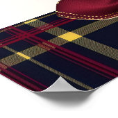 Ein Derful 1st BIrthday Preppy Kariert Welcome Poster (Ecke)