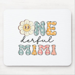 Ein Derful Mimi Daisy Erstgeburtstag Familie Match Mousepad