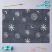 Ein Design der Silver Staright Series 4 Seidenpapier (Basteln)