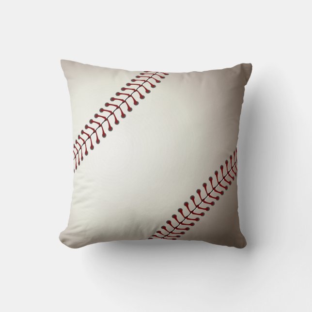 Ein Design eines Baseballs oder Softballs Kissen (Vorderseite)