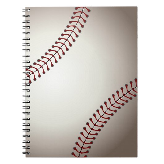 Ein Design eines Baseballs oder Softballs Notizblock (Vorderseite)