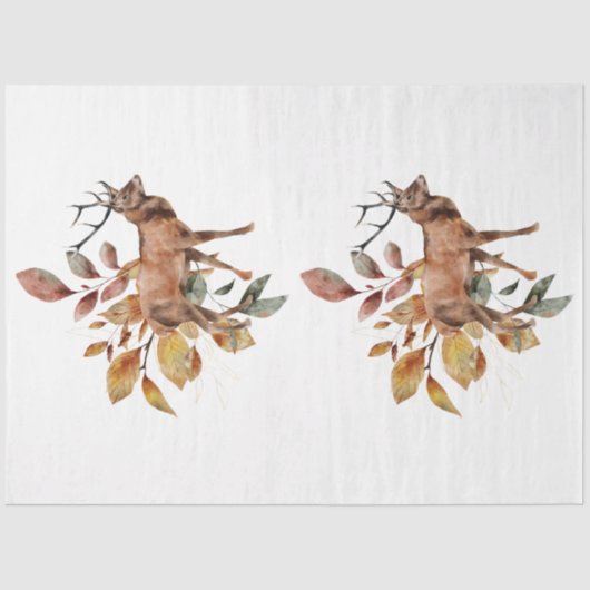 Ein Design für Herbst und Blumen 30 Seidenpapier (Vorderseite)