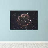 Ein detaillierter Blick auf die geschlagenen Überr Leinwanddruck (Insitu (Holzboden))