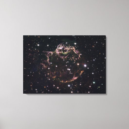 Ein detaillierter Blick auf die geschlagenen Überr Leinwanddruck (Vorderseite)