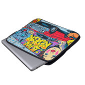 Ein detailliertes Bild von Graffiti zeichnend. Kon Laptopschutzhülle (Vorne Knopf)