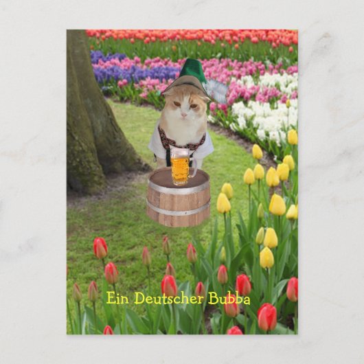 Ein Deutscher Bubba Postkarte (Vorderseite)