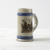 Ein deutscher Kurzzeiger Bierglas (VorderseiteRechts)