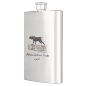 Ein deutscher Kurzzeiger Flachmann (Links)