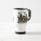 Ein deutscher Kurzzeiger Reisebecher (VorderseiteRechts)