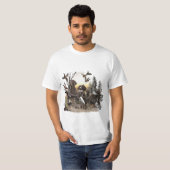 Ein deutscher Kurzzeiger T-Shirt (Vorne ganz)