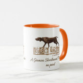 Ein deutscher Kurzzeiger Tasse (VorderseiteRechts)