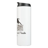 Ein deutscher Kurzzeiger Thermosbecher (Nach rechts gedreht)