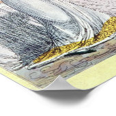 Ein deutsches Geschenk für das Ochsen des Löwen Poster (Ecke)