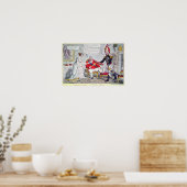 Ein deutsches Geschenk für das Ochsen des Löwen Poster (Küche)