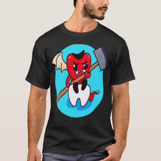 Ein devilisatorischer Zahnschmerz Niedlicher Dämon T-Shirt