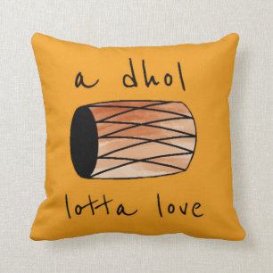 "ein dhol Los Liebe" Kissen