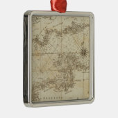 Ein Diagramm des britischen Kanals Silbernes Ornament (Rechts)