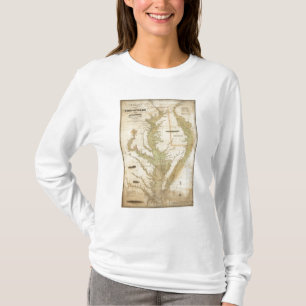 Ein Diagramm des Chesapeakes und der T-Shirt