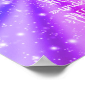 Ein Diamant ist ein Kohleschrott - unter Druck Poster (Ecke)