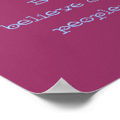 Ein Dichter ist jemand, der sich fühlt und der... Poster (Ecke)