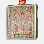 Ein Dichter-Sänger, Musiker und Sänger Ornament Aus Metall (Links)