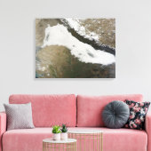 Ein dicker Ufer niedriger Wolken Leinwanddruck (Insitu (Wohnzimmer))