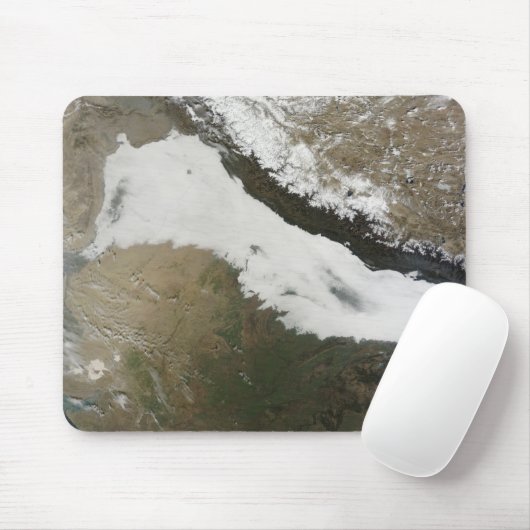 Ein dicker Ufer niedriger Wolken Mousepad (Mit Mouse)