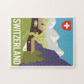 Ein Die Schweiz-Reise-Plakat Puzzle (Horizontal)